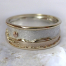 Photo - Landscape rings: Two-tone Shoreline ring with rim