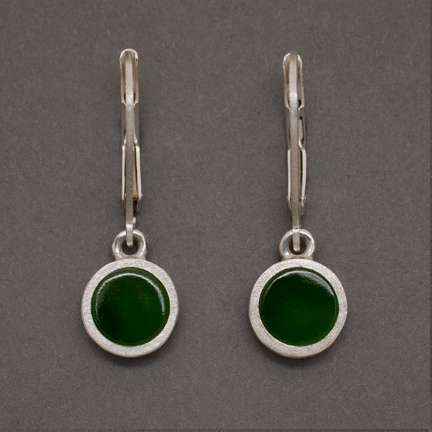 Jade earrings - drop