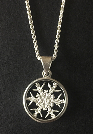 Snowflakes Pendant with chain