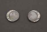 Photo: Frozen Moon stud earrings